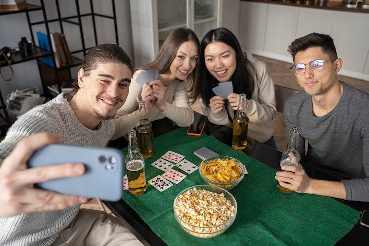Roulette table with live dealer interaction